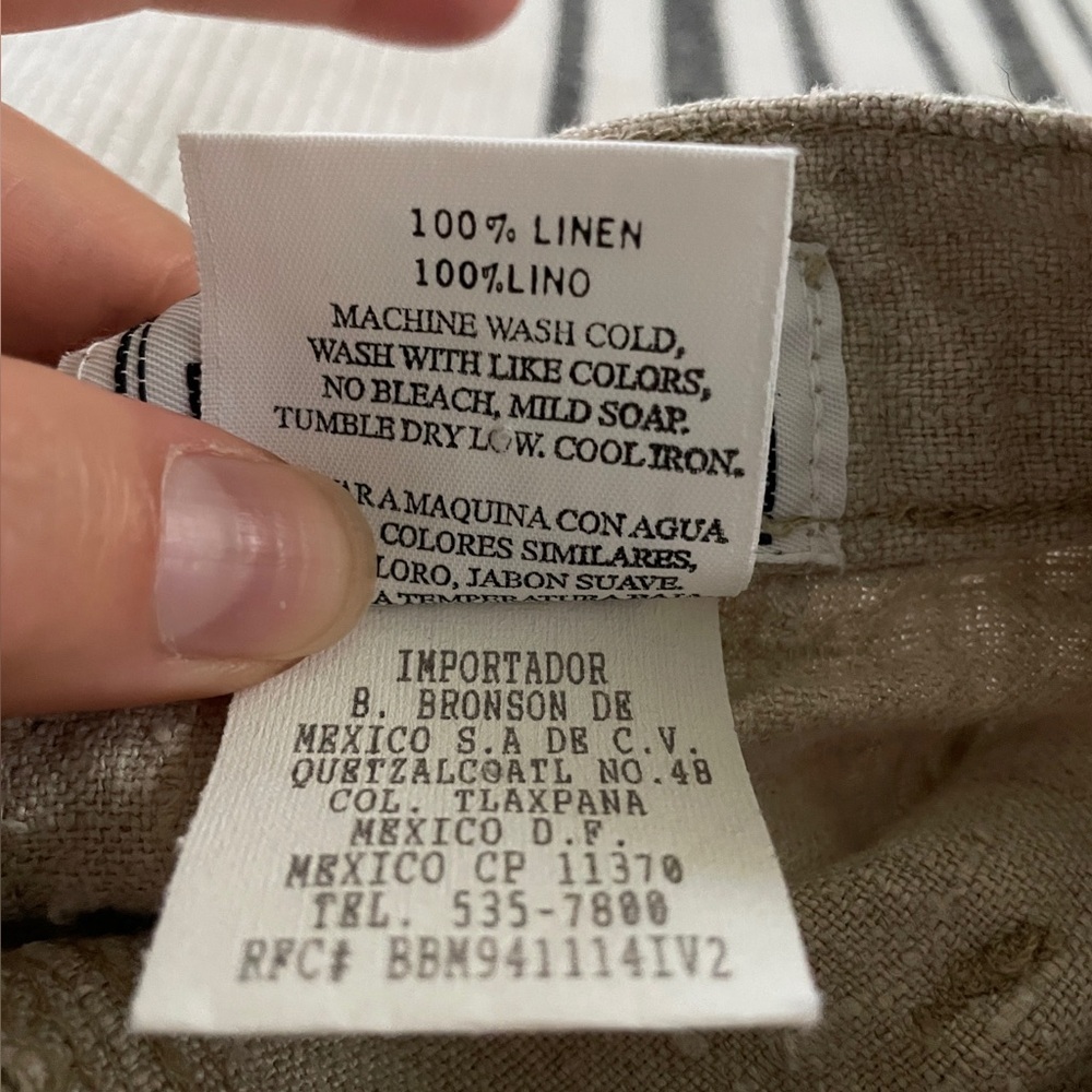 100% linen maxi skirt - Picture 2 of 8